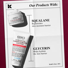 Kiehl's Hydrating Facial Cream jar delivers lasting moisture.