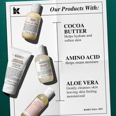 Kiehl's gift set packaging highlights value travel-size skincare trio.