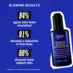 Kiehl's Midnight Recovery Concentrate part of a calming bedtime ritual for radiant skin.