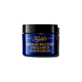 Kiehl's Midnight Recovery Omega Rich bottle pours a calming night treatment for nourished skin.