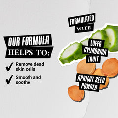 Kiehl's Pineapple Papaya Scrub fruit pieces visible for natural exfoliation.