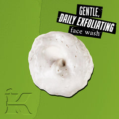 Foam lather from Kiehl's Rare Earth Deep Pore Cleanser delivering gentle exfoliation