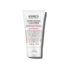 Kiehl's Ultra Facial Cleanser: botella con espuma ligera para limpieza suave.