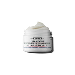 Kiehl's Ultra Facial Overnight Mask melts from balm to oil for deep hydration.