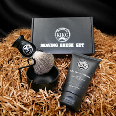 KIKC stainless-steel soap cup for fast lather creation and easy cleanup.