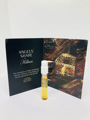 Kilian Angels' Share EDP sample vial in pocket-ready case for on-the-go scent exploration.