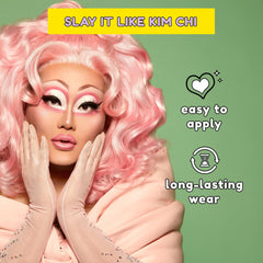 KimChi Chic Almost Catfished Compact closeup shows silky, blendable texture.