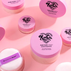 Kimchi Chic powder texture close-up shows finely milled translucence