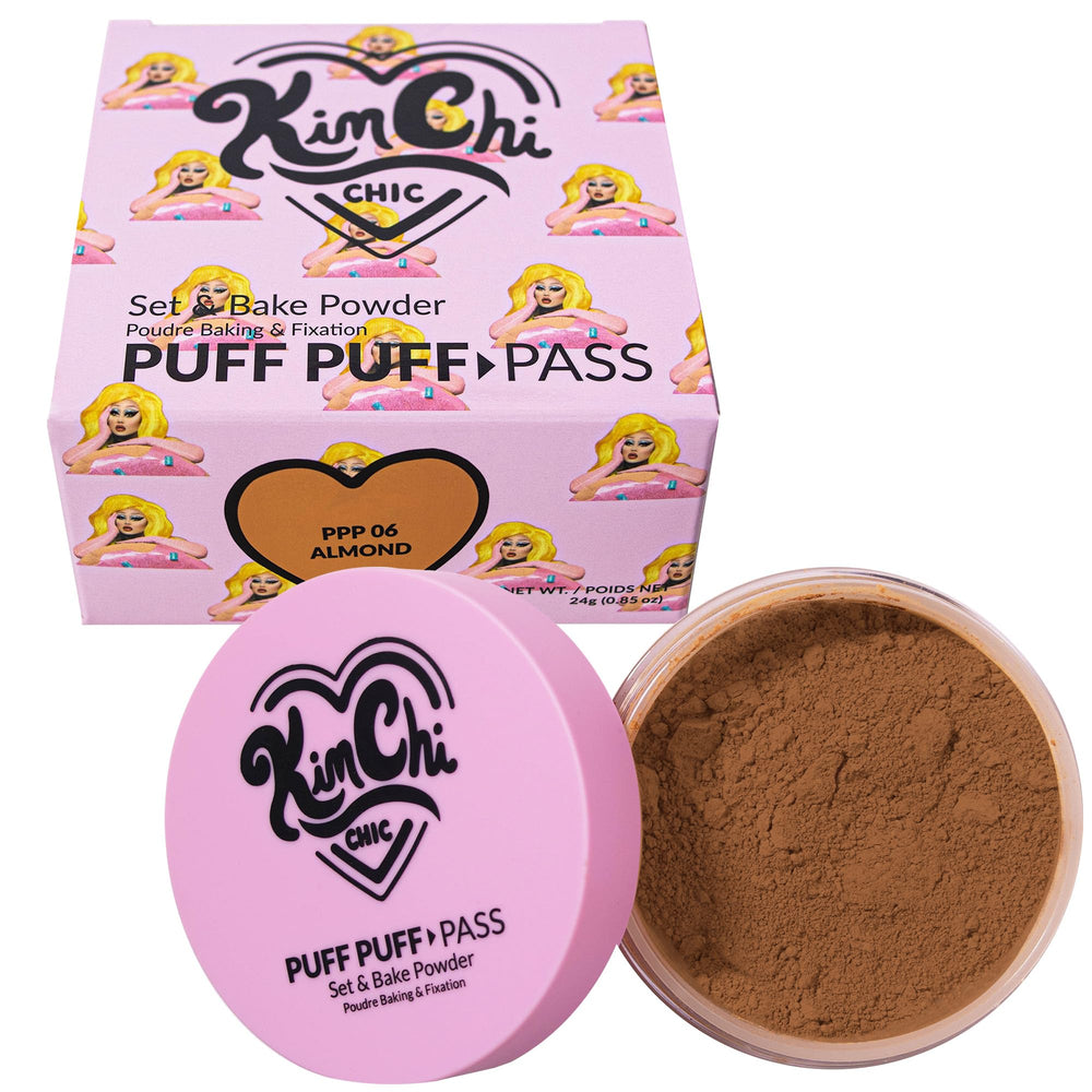 Kimchi Chic Puff Puff Pass powder jar for a natural matte finish.