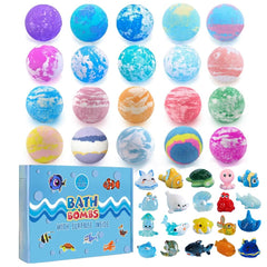 Kims Cosiart 20-pack bath bomb gift set ready for gifting and bath play.