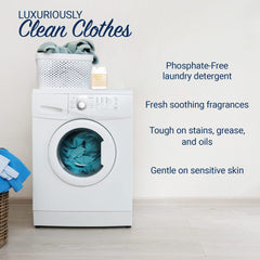 Kinara Tyler High Maintenance fragrance bottle adds a signature scent to laundry.