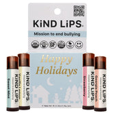 Kind Lips holiday variety pack front view, gift-ready for stockings.
