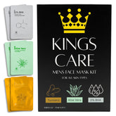 Kings Care turmeric mask sheet for acne-prone skin offers brightening and soothing support.