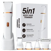 Kingtee 5-in-1 bikini trimmer attachments for precise styling and shaping.