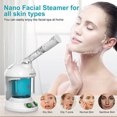KINLITO ozone steamer function for gentle skin prep and aroma diffusion.