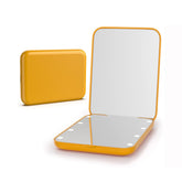 Kintion pocket mirror front view with 1x/3x magnification for precise makeup checks.