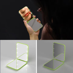 Kintion pocket mirror portable travel size fits purse for quick checks.