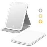 Kintion Travel Makeup Mirror shows 60 LEDs for balanced makeup lighting