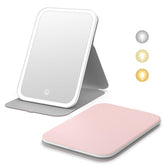 Kintion travel makeup mirror with 60 LEDs for clear lighting during beauty routines.