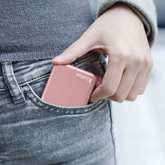 Kintion travel mirror compact folding for purse and bag packing