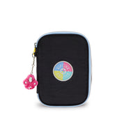 KIPLING 100 Pens FC printed case closeup highlights durable fabric for everyday organization
