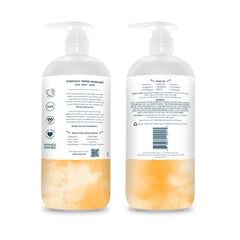 Close-up lather texture highlights creamy foam for sensitive skin