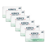 Kirk's Castile six-pack on display for family cleansing.