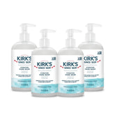 Kirk's Hydrating Hand Wash bottle with coconut oil and aloe vera for soft skin.