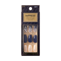 KISS imPRESS No Glue Pedi toenails pack for at-home salon-quality pedicures.