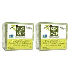 Kiss My Face Naked Olive Oil Bar pack of six bars for extended use.