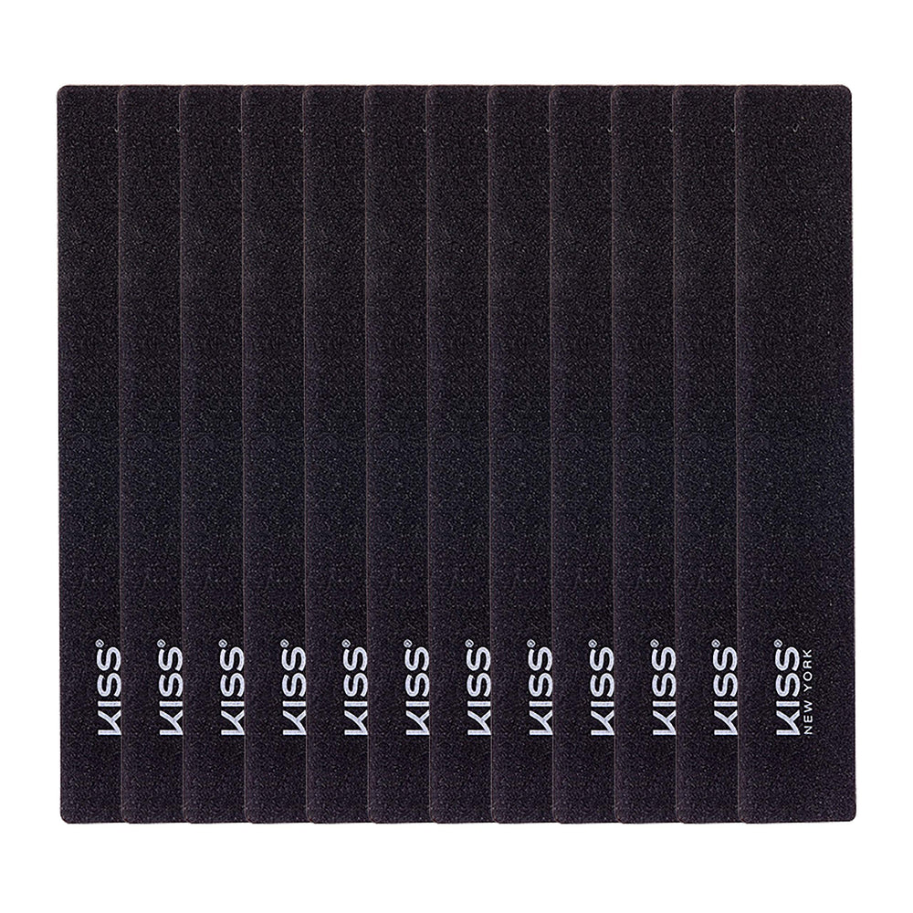 KISS Nail Files Wide Board Grinder front view with dual sides for fast shaping and smoothing.