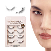 KISS Nude Blazer 12mm pack provides natural, four-pair lashes for subtle enhancement