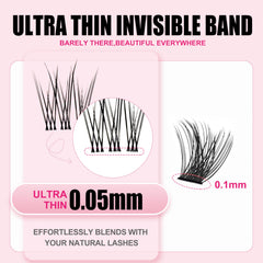 Kisslily waterproof eyelash glue along lash line for durable wear