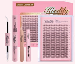 Kisslily Flare Lashes with invisible band for a seamless natural look
