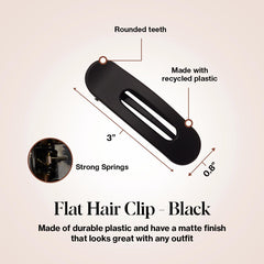 Kitsch medium clip highlights comfortable grip with gentle tension for everyday wear