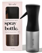 Kitsch continuous spray bottle hair mist delivers even styling and quick refresh.