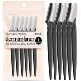 Kitsch Dermaplane Razor face close-up showing gentle exfoliation and peach fuzz removal
