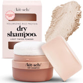 Kitsch Dry Shampoo Powder compact 8g for quick refresh and added volume on the go.