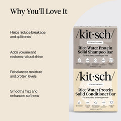 Kitsch duo packaging showing balanced cleansing and conditioning