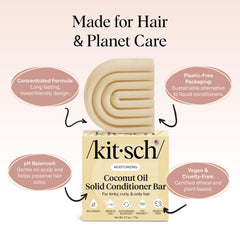 Kitsch bottle-free packaging concept illustrating eco-friendly hair care.