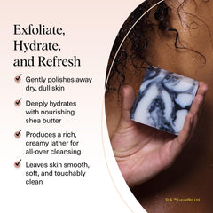 Kitsch exfoliante corporal vegano con ingredientes vegetales, pulido suave para piel sensible.