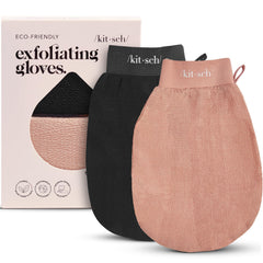 Kitsch exfoliating gloves Korean mitt for deep cleansing and skin renewal in the shower.