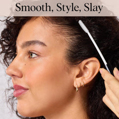 Kitsch Fly Away Stick gel close-up highlighting clear finish with no residue.