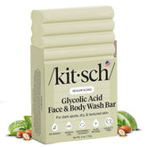 Kitsch glycolic bar full view highlights exfoliation for smoother skin