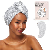 Kitsch microfiber hair towel wrap ultra-soft for gentle moisture absorption