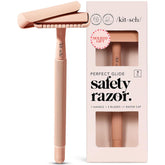 Kitsch Perfect Glide razor shows metal-handle design for a smooth, close shave