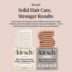 Kitsch Rice Water ingredients highlighting rice protein and vitamins
