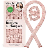 Kitsch satin heatless curling set 34-inch rod ready for overnight frizz-free curls.