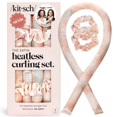 Kitsch satin heatless curling set 34in curler for overnight frizz-free curls