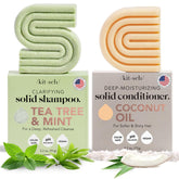 Kitsch Tea Tree Shampoo Bar clarifying for oil control and refreshed scalp.